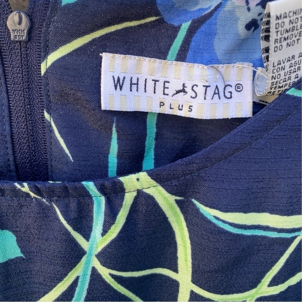 White Stag Womens Floral Aloha Sleeveless Dress I Size: 18W/20W - Picture 5 of 10